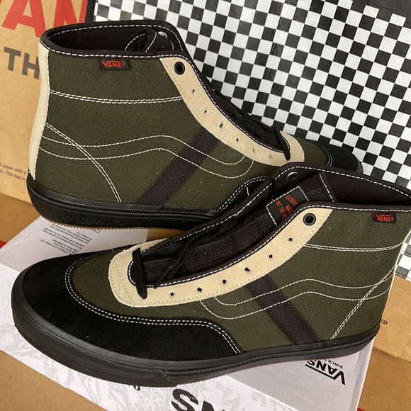 Vans Crockett High Forest/Black Men’s sneakers - Picture 11 of 16